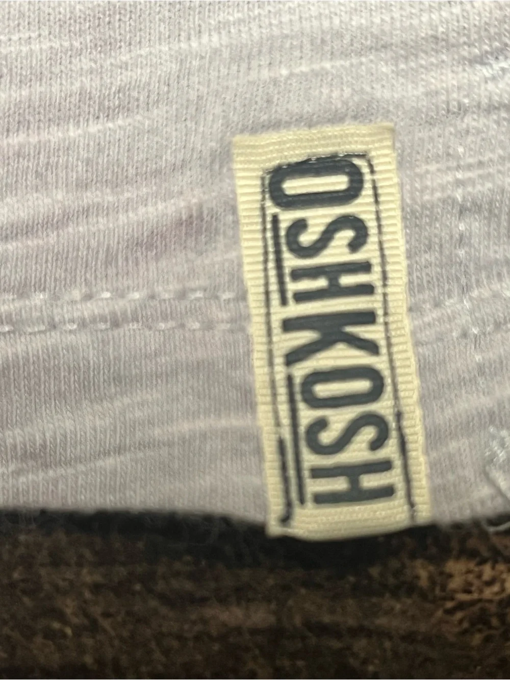 OshKosh B'gosh Light Gray Polo with Bright Orange Stripe - Kids